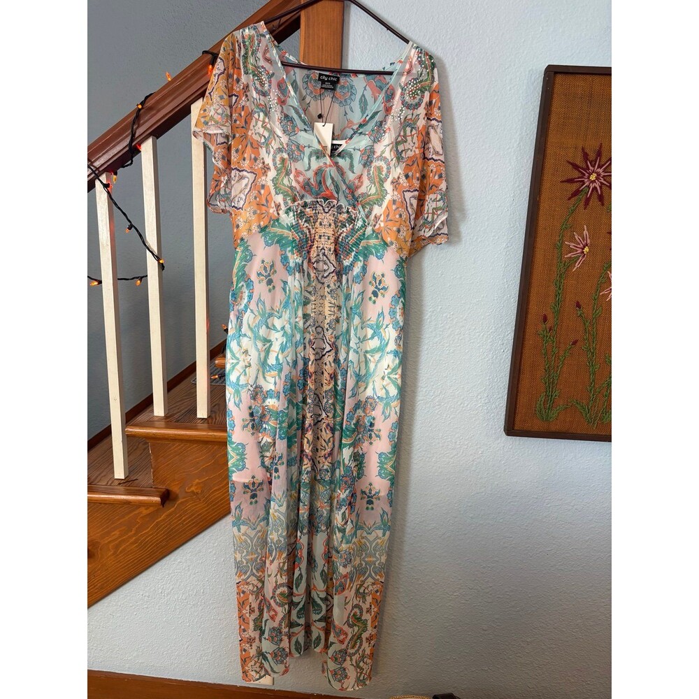 City chic maxi Casablanca dress XS fairy floral nwt (M or L)